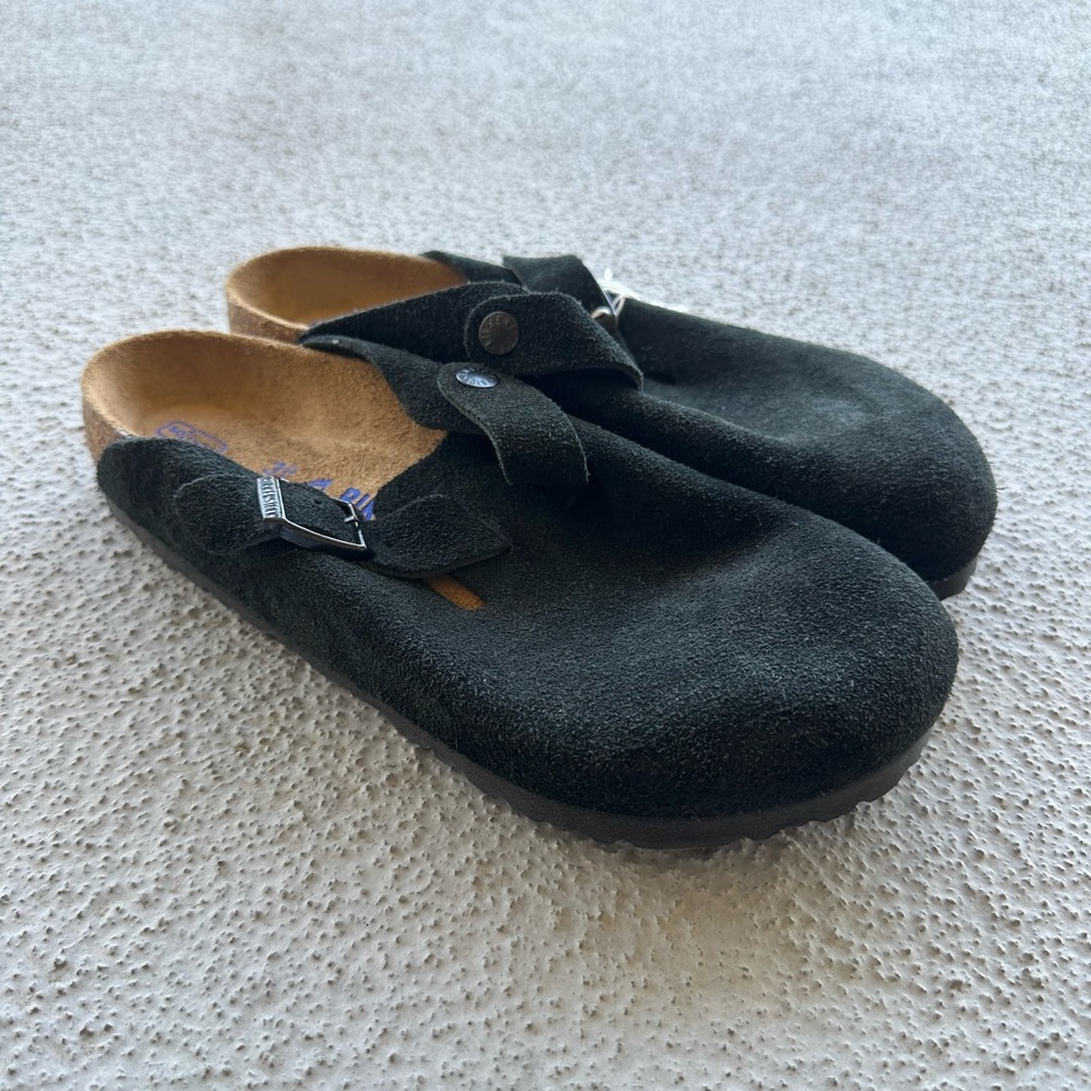 Black Boston Clog Birkenstock